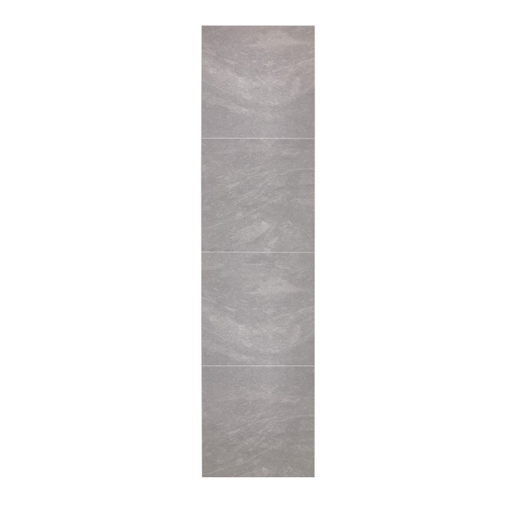 Natural Slate Square Tile Effect - Showerwall Panels - Full Panel