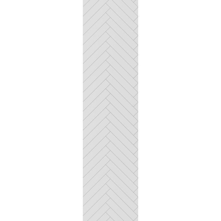 Snow White Herringbone - Showerwall Panels - Full Panel