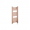 300mm (w) x 800mm (h) Electric "Brushed Copper" Towel Rail (Single Heat or Thermostatic Option)