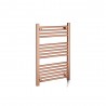 500mm (w)  x 800mm (h) Electric "Brushed Copper" Towel Rail (Single Heat or Thermostatic Option)