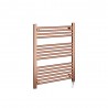 600mm (w)  x 800mm (h) Electric "Brushed Copper" Towel Rail (Single Heat or Thermostatic Option)