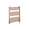 600mm (w)  x 800mm (h) Electric "Brushed Copper" Towel Rail (Single Heat or Thermostatic Option)