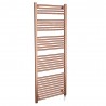 600mm (w)  x 1600mm (h) Electric "Brushed Copper" Towel Rail (Single Heat or Thermostatic Option)