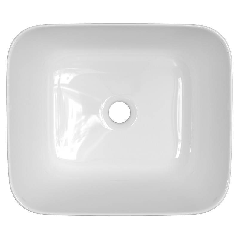 Livorono 420mm Rectangular Deep Ceramic Washbowl