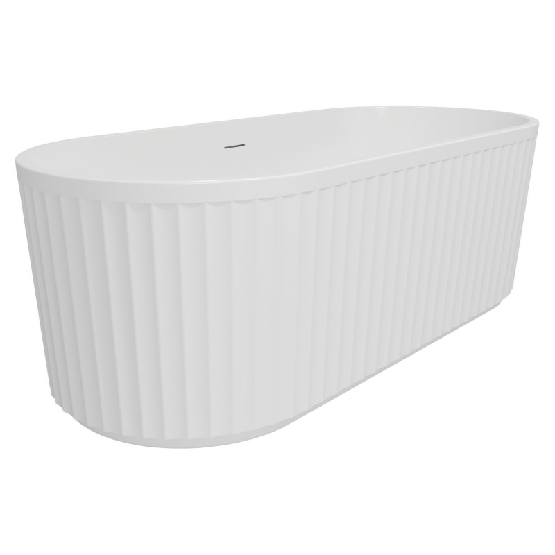 Flute Freestanding Bath 1700mm(l) x 750mm(w) x 570mm(h) - Insitu