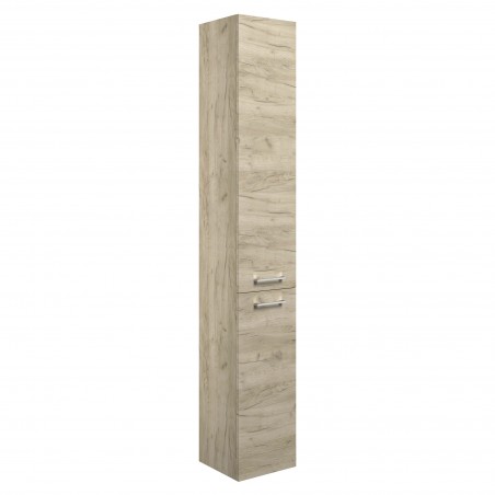 Naha 350mm (w) Floorstanding 2 Door Tall Unit - Oak