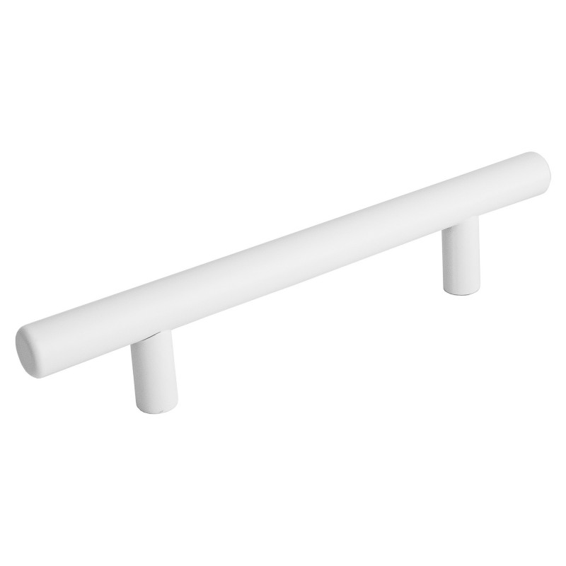 Matt White T-Bar Handle - 170mm (w)