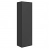 Bali 350mm Wall Hung 1 Door Tall Unit - Matt Graphite Grey