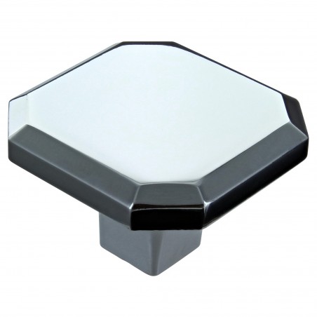 34mm Octagonal Knob - Chrome