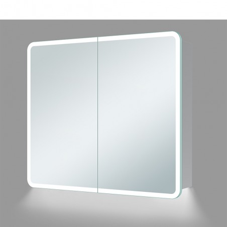 Phoenix 600mm (w) 2 Door LED Mirrored Cabinet
