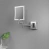 Chicago Square LED Cosmetic Mirror - Chrome - Insitu