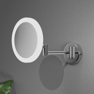Savannah Round LED Cosmetic Mirror - Frameless