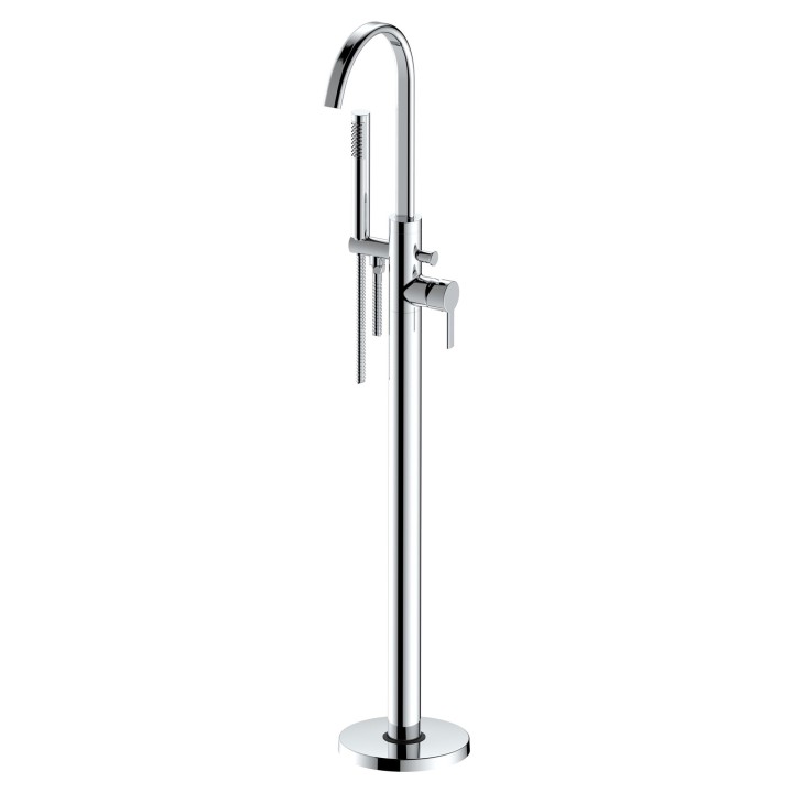 Evoke Freestanding Bath Shower Mixer - Chrome