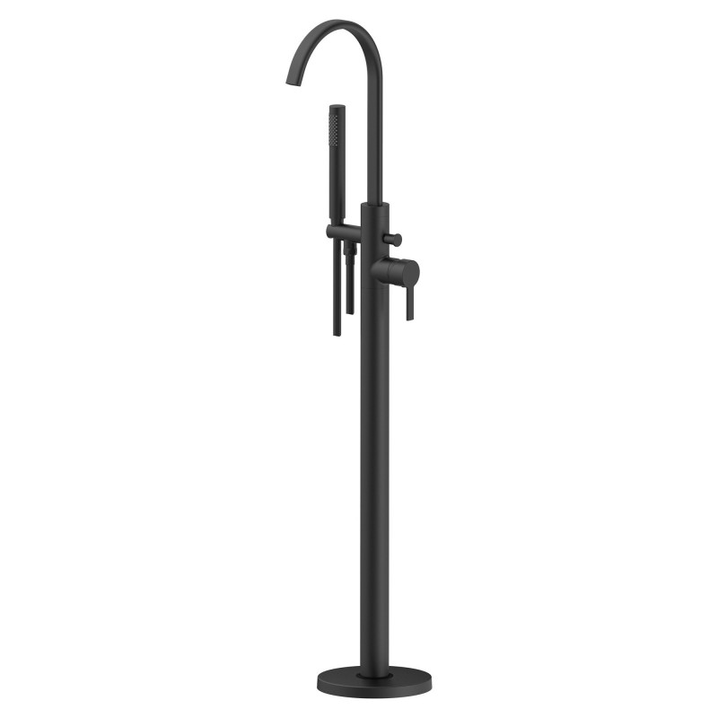 Evoke Freestanding Bath Shower Mixer - Matt Black