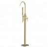 Evoke Freestanding Bath Shower Mixer - Brushed Brass