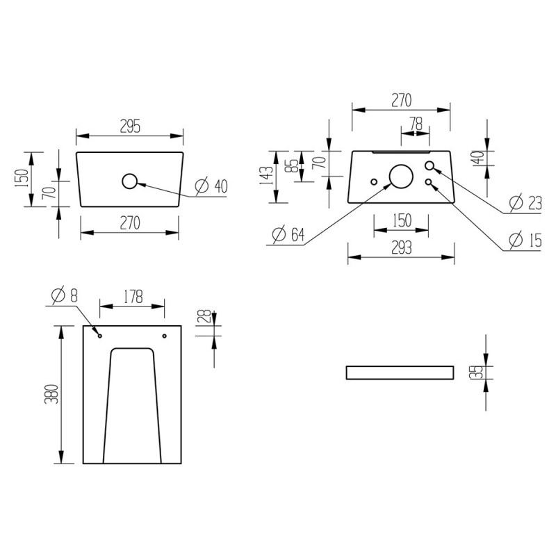 Venice Close Coupled WC & Soft Close Seat