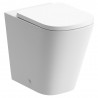 Messina Square Soft Close Toilet Seat - White