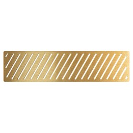 Brushed Brass Ultra-Slim Linear Shower Tray Waste Cover