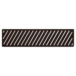 Matt Black Ultra-Slim Linear Shower Tray Waste Cover