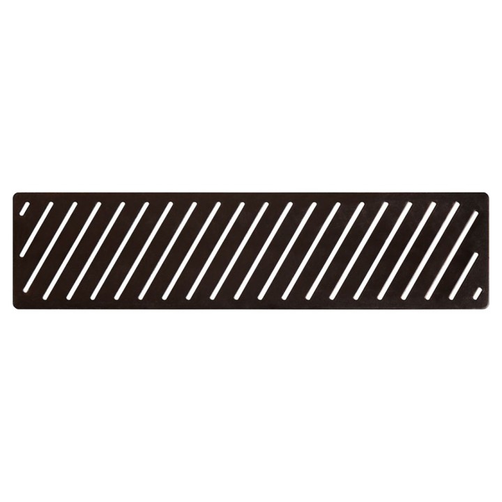 Matt Black Ultra-Slim Linear Shower Tray Waste Cover