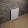 Taurus White Aluminium Radiator 555x600