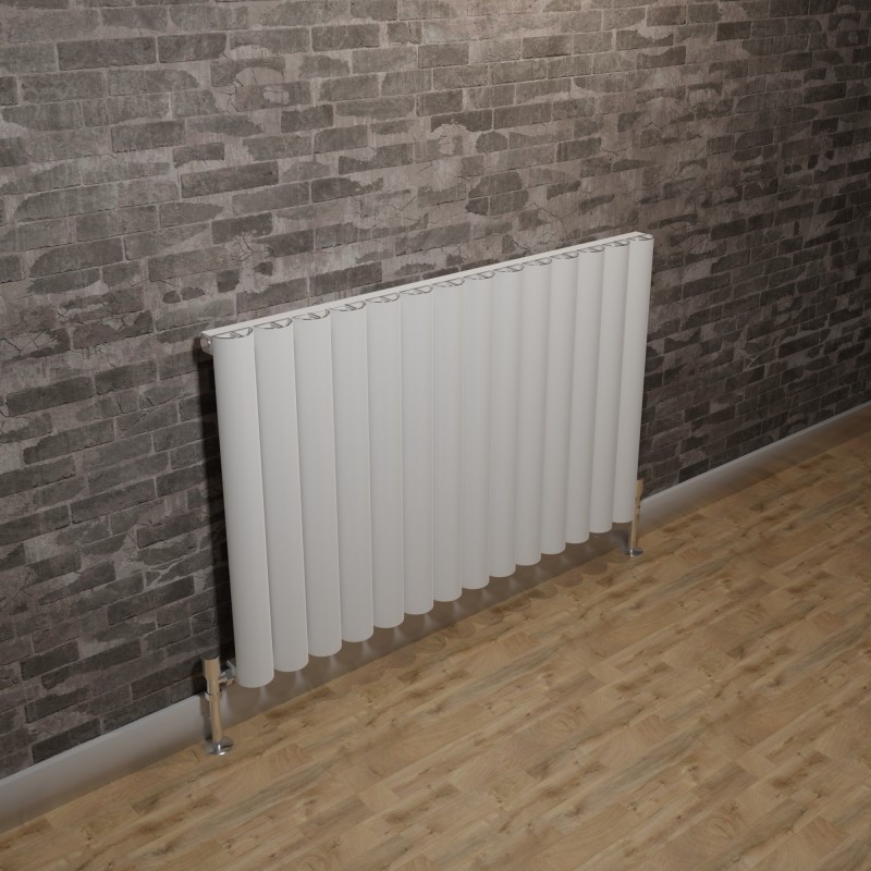 Taurus White Aluminium Radiator 975x600