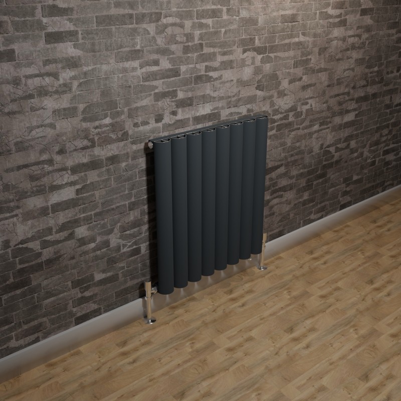 Taurus Anthracite Aluminium Radiator 555x600