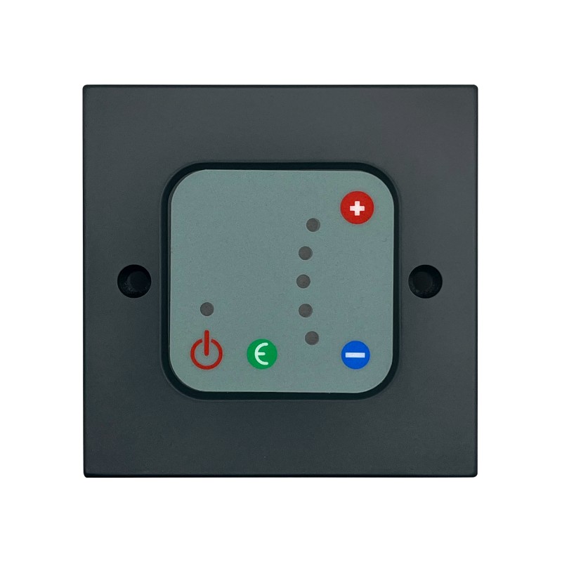 Anthracite Thermostatic Wall Controller for Electric Towel Rails or Radiators