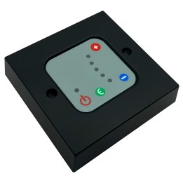 Black Thermostatic Wall Controller 2 hour boost