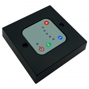 Black Thermostatic Wall Controller for Electric Towel Rails or Radiators
