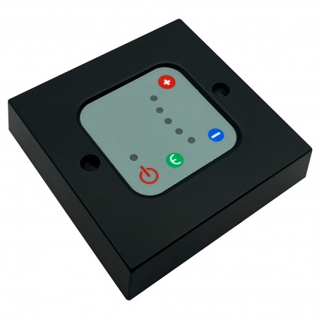 Black Thermostatic Wall Controller 2 hour boost