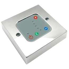 Chrome Thermostatic Wall Controller 2 hour boost