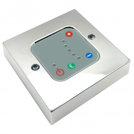 Chrome Thermostatic Wall Controller 2 hour boost