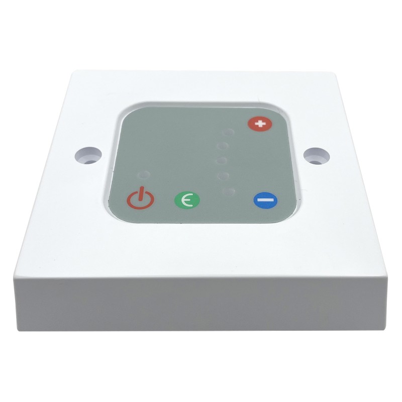 White Thermostatic Wall Controller for Electric Towel Rails or Radiators