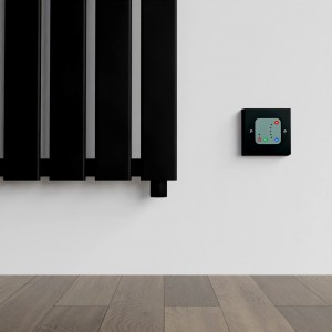 "NOVA" Black Electric Heating Elements (150W to 800W) & Black Wall Controller