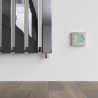 NOVA Chrome Electric Element & Chrome Wall Controller Insitu