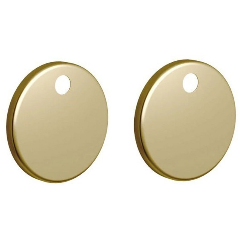 Toilet Seat Cover Caps - Brushed Brass