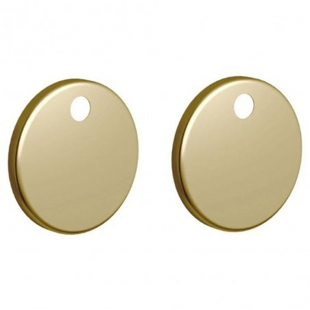 Toilet Seat Cover Caps - Brushed Brass