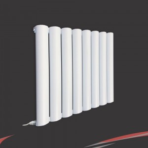 "Taurus" White Horizontal Electric Aluminium Radiators (2 Sizes - Single Heat)