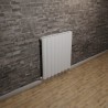 Taurus White Horizontal Electric Aluminium Radiators 555x600