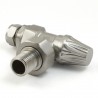 Traditional Umbrella Styled Angled Thermostatic Radiator Valves - 3 Finishes