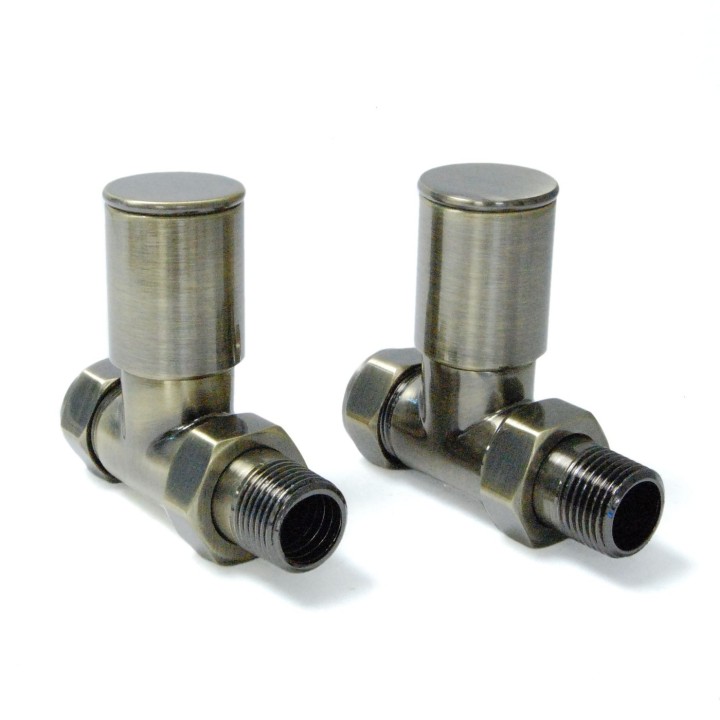 Straight Chelsea Slimline Manual Radiator Valves
