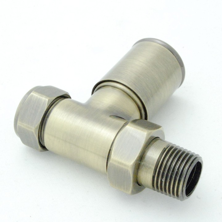 Straight Chelsea Slimline Manual Radiator Valves