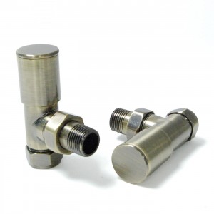 Angled "Chelsea" Manual Radiator Valves (Pair) 7 Finishes