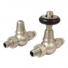 Traditional Round Top Straight Manual Radiator Valves - 4 Finishes