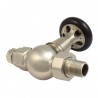 Traditional Round Top Straight Manual Radiator Valves - 4 Finishes