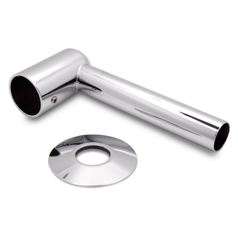 Chrome Element Cover for Towel Rail Element