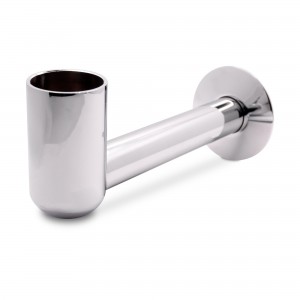 Chrome Element Cover for Towel Rail Element