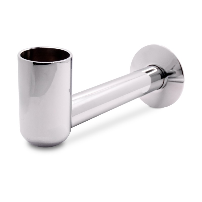 Chrome Element Cover for Towel Rail Element