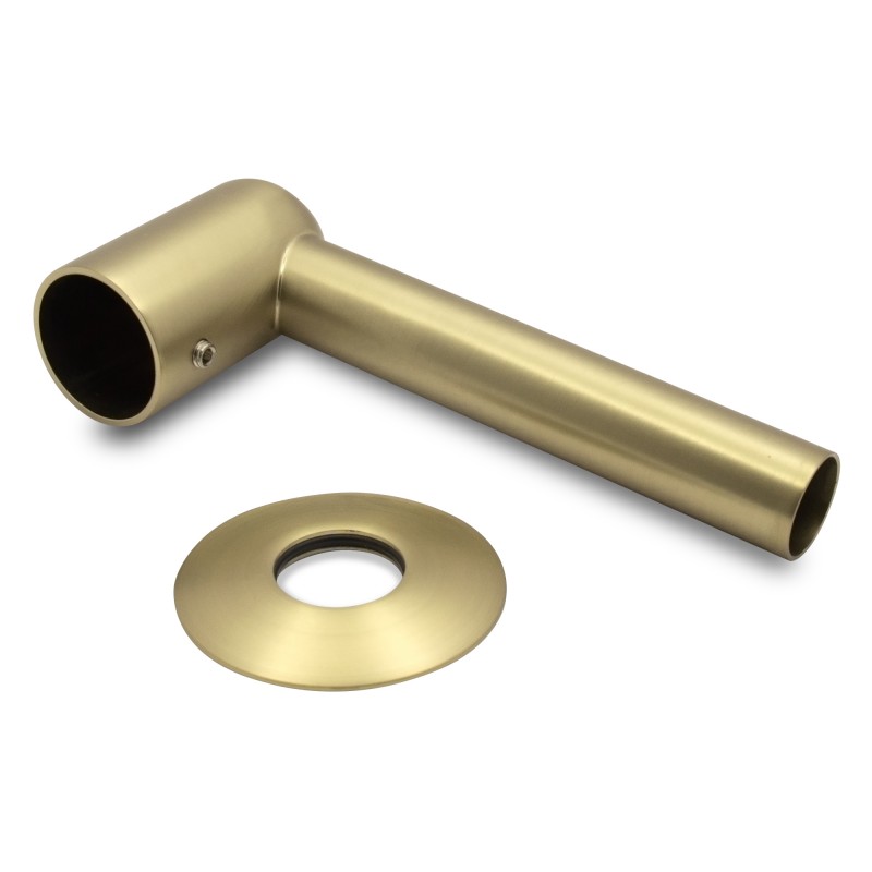 Brushed Brass Element Cover for Towel Rail Element - Components